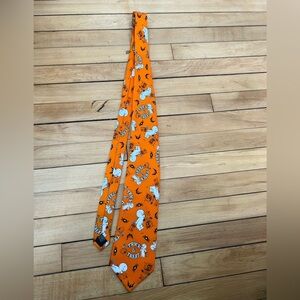 Casper Mens Tie Necktie Orange Multicolor The Friendly Ghost Halloween